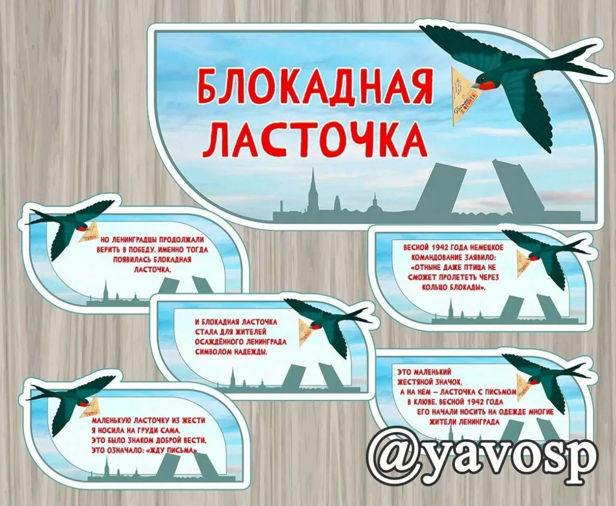 Блокадная ласточка значок оригинал как выглядел Новости